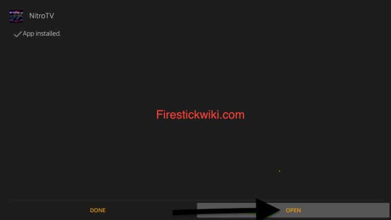 Nitro TV IPTV on FireStick