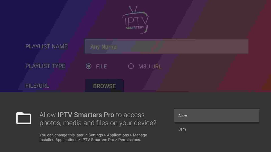 IPTV Smarters Pro on Firestick